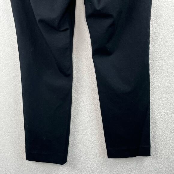 Old Navy Black High Rise Pixie Straight Ankle Pants Size 10 Casual Work - Picture 11 of 12